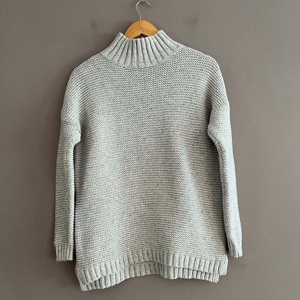 Marine Layer Remi Sweater, a cozy wool-blend mock neck pullover
